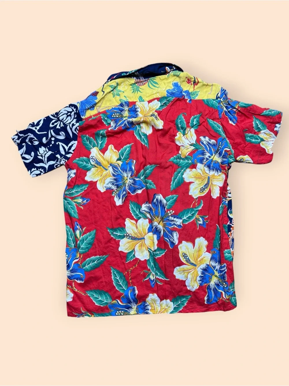 Polo Ralph Lauren Men's Classic Fit Floral Hawaiian Viscose Shirt Medium